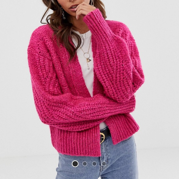 asos pink sweater